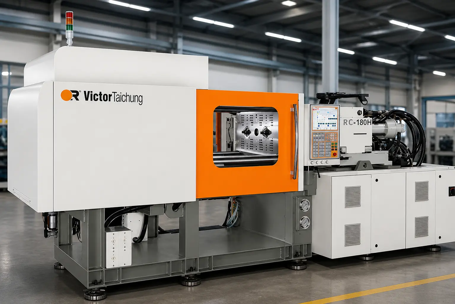 מכונת הזרקה VICTOR 180 טון במפעל RYS Plast