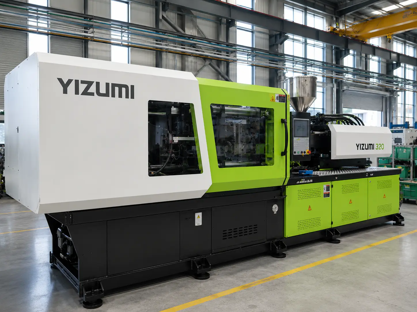 מכונת הזרקה YIZUMI 320 טון במפעל RYS Plast